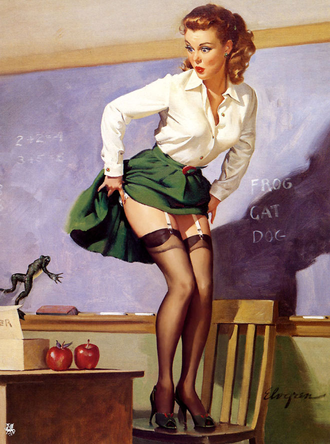 9-pin-up-painting-by-gil-elvgren